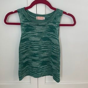 C+D+M Green Knit Tank